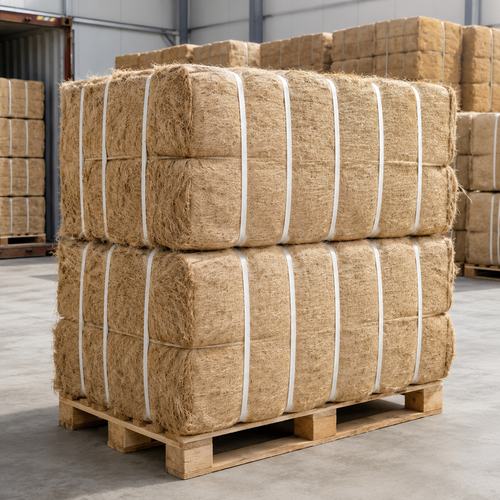 Export-Ready Compressed Bale Packaging